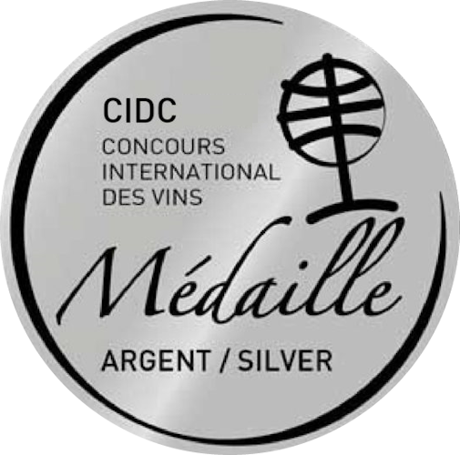 Der Silbermedallien Preis der Concours International des Cabernets