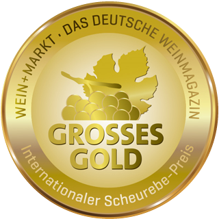 Der Scheurebenperis in Gold